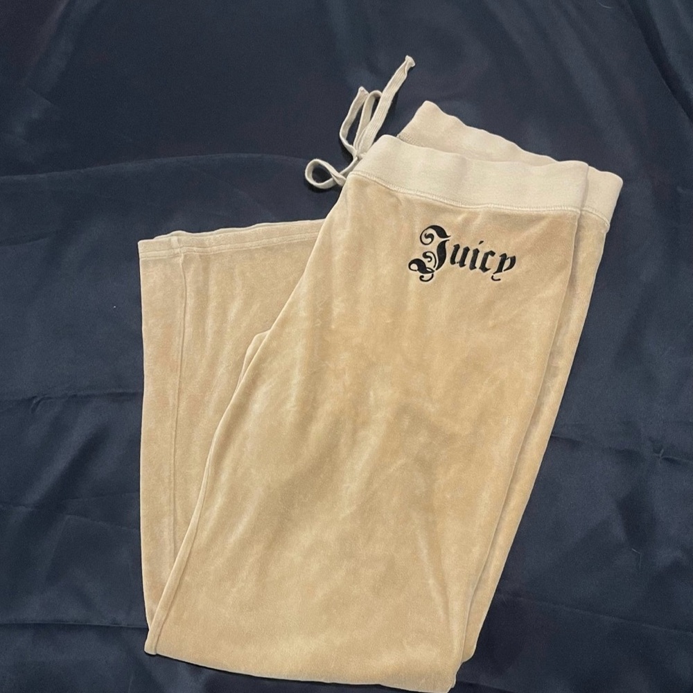 Juicy Couture Tan Velour Sweatpants